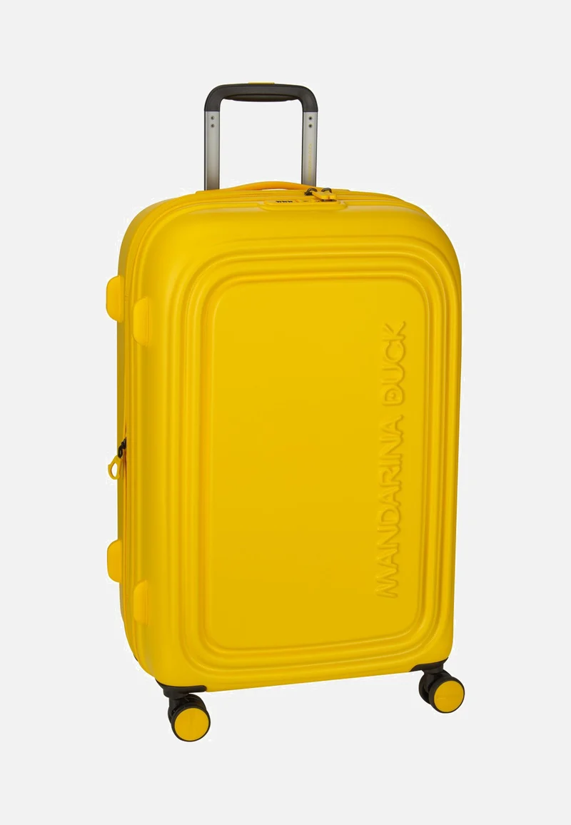 Logoduck + Trolley Medium Exp Duck Yellow - Suitcase
