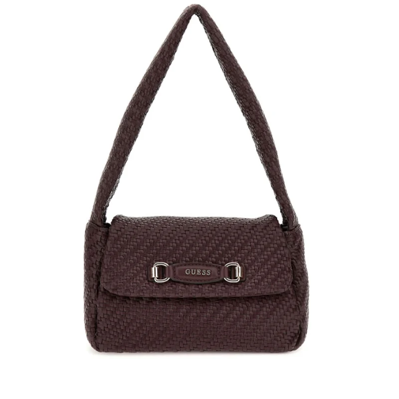 Borsa Donna a Spalla Piccola GUESS Linea Francy colore Aubergine