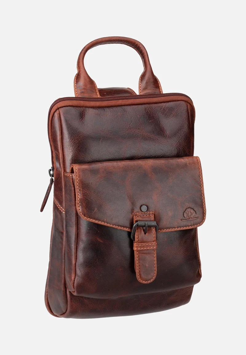 Rugged Body-Crossover Bag I Teak Brown - Crossbody Bag