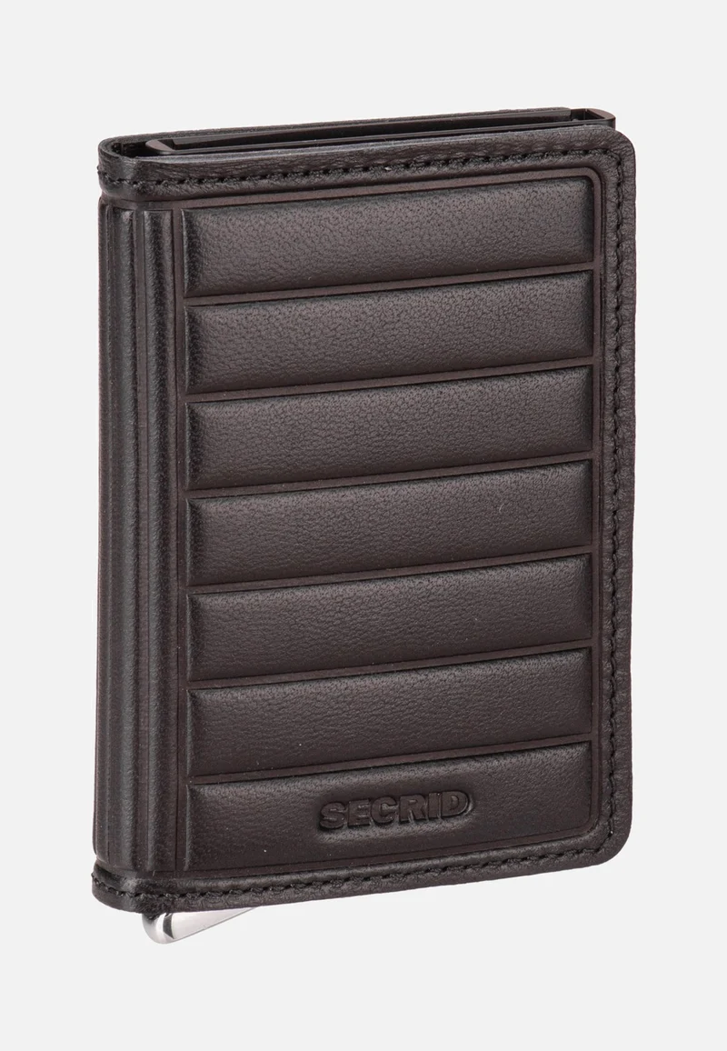 Slimwallet Emboss Lines Black+ - Wallet