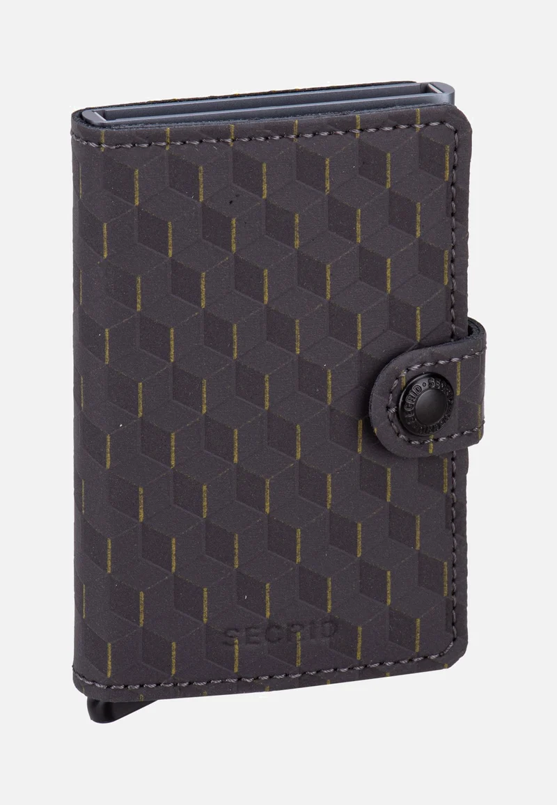 Miniwallet Optical Grey-Yellow - Wallet