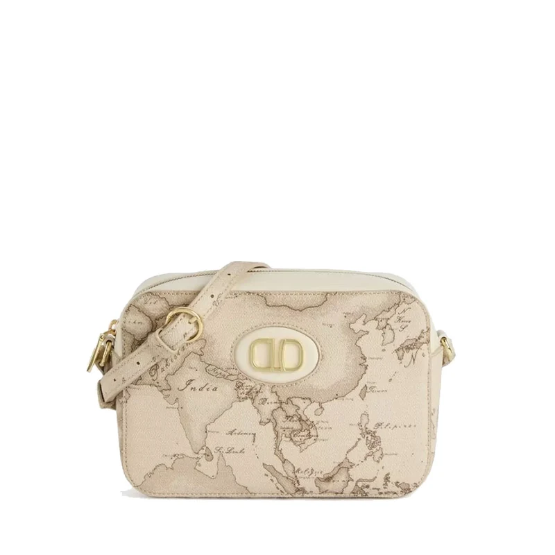 Borsa a Tracolla 1A Classe Alviero Martini linea Sand Safari Geo Rafia LC26