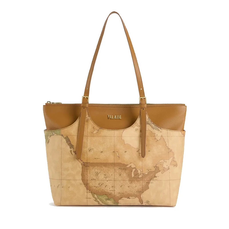 Shopping Bag 1A Classe Alviero Martini linea Ritual Bag stampa Geo Classic LC19