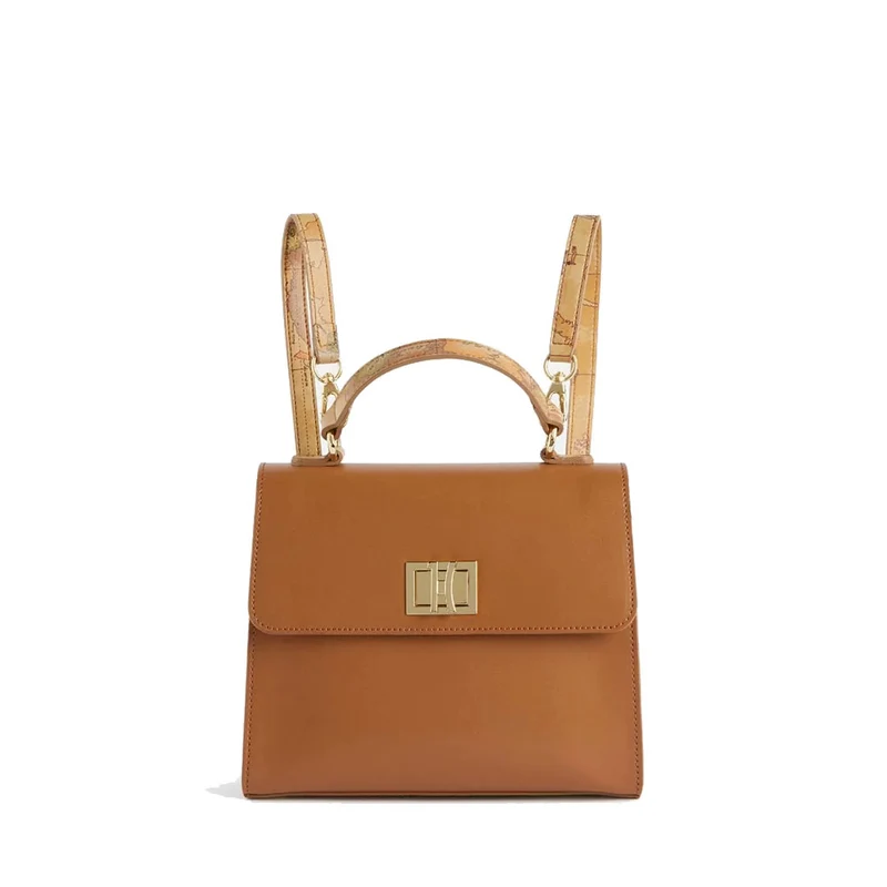 Mini Tote 1A Classe Alviero Martini linea Elegance Coast in Pelle Cuoio LC07