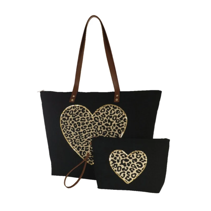 Borsa Mare Leo Heart con Busta Abbinata