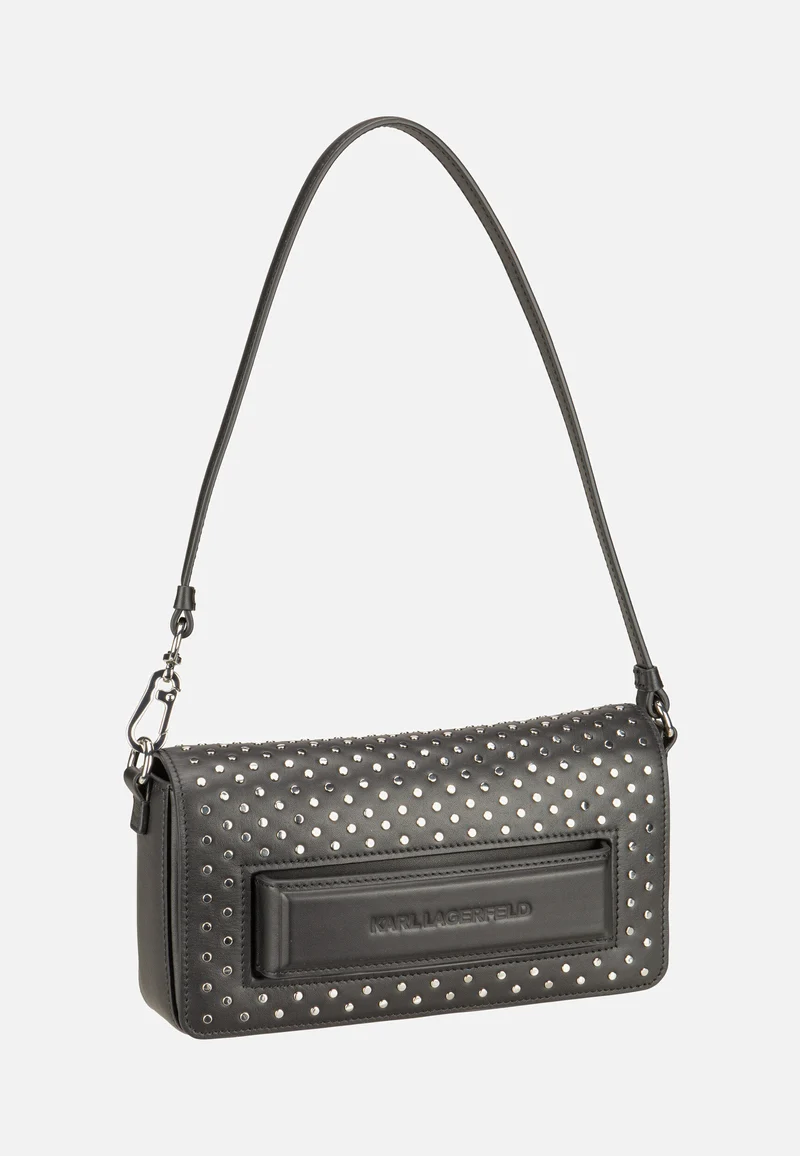 Ikon/K Soft Shoulderbag Studs Black Embellishment - Evening Bag