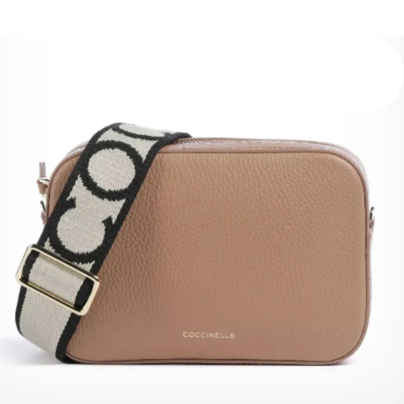 Borsa Donna a Tracolla COCCINELLE Linea Tebe Colore Skin - E5MN555I101