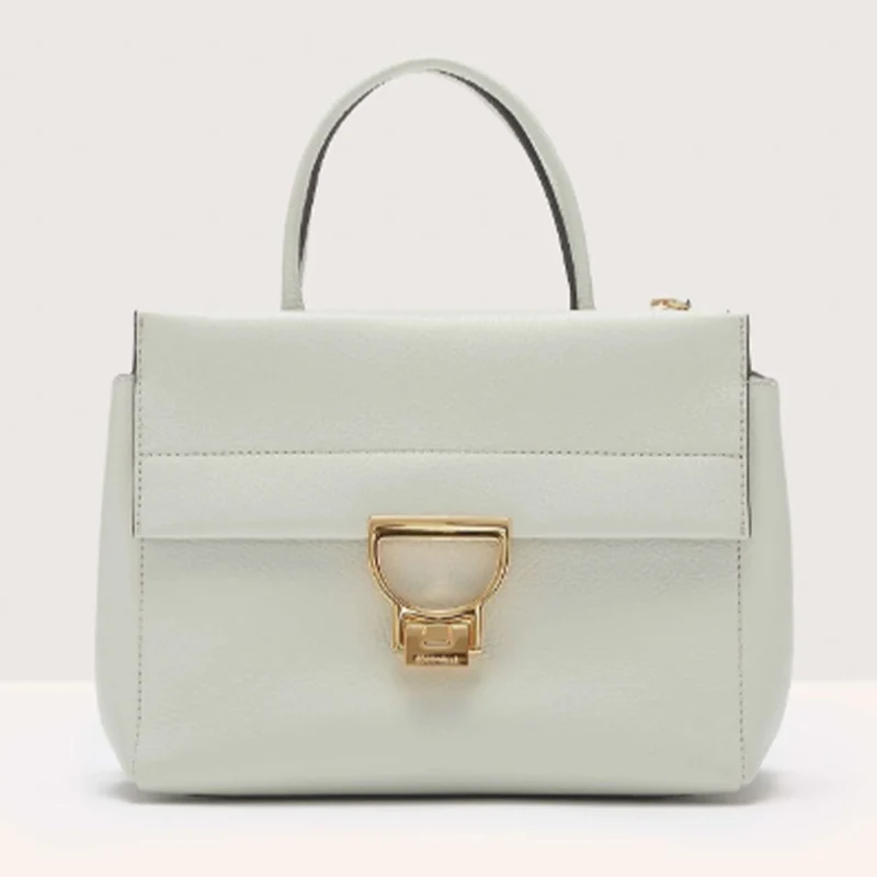 Borsa Donna a Mano COCCINELLE in Pelle linea Arlettis Medium Colore Celadon Green