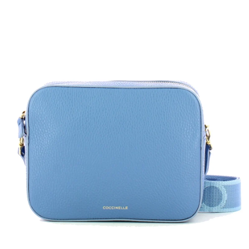 Borsa Donna a Tracolla COCCINELLE Linea Tebe Colore Azul - E5MN555M301