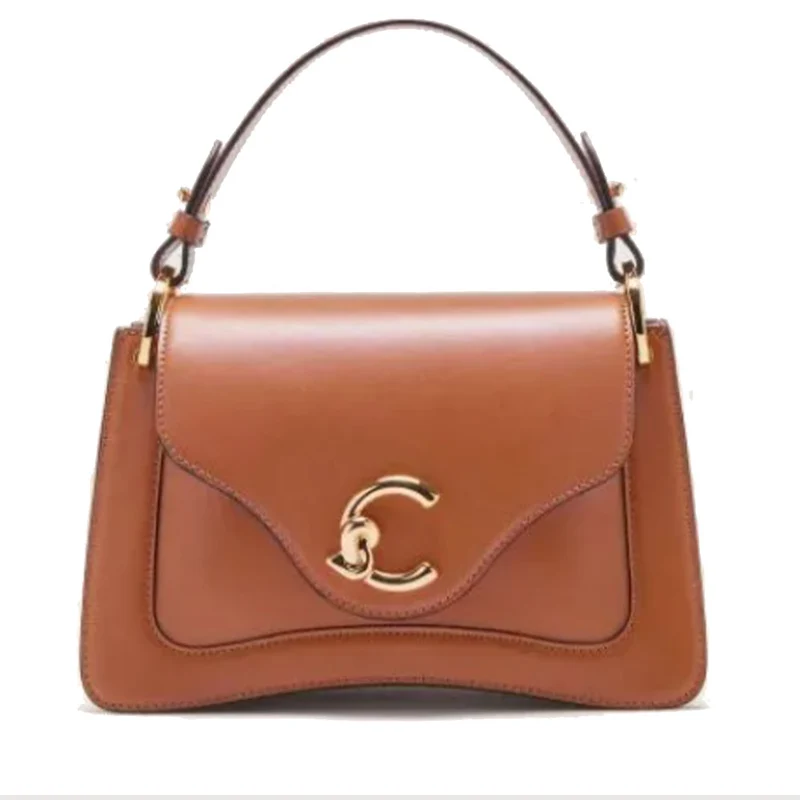 Borsa Donna a Mano COCCINELLE in Pelle linea C-Me Calf Cocker Small Colore Cuir