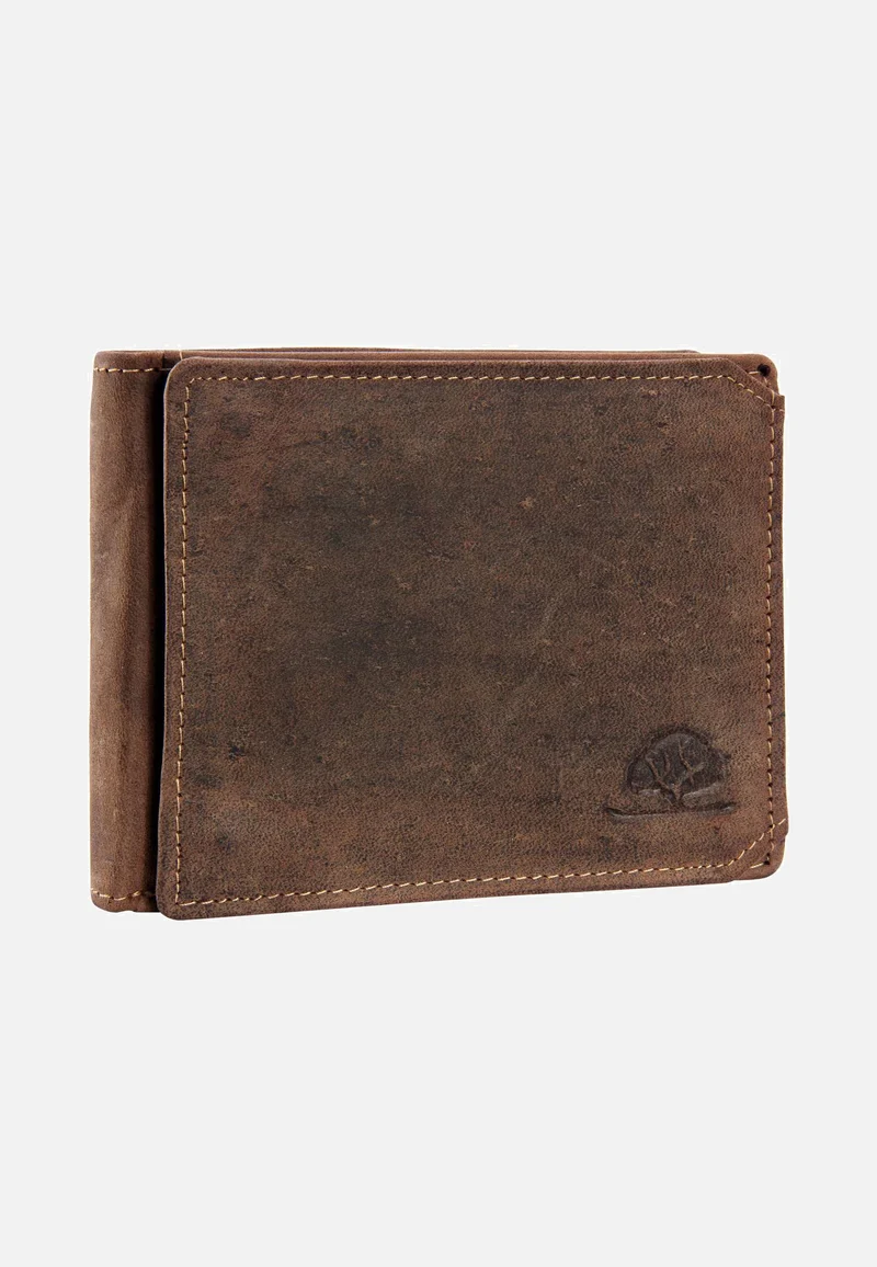 Vintage 2tlg. patented Sattelbraun - Wallet