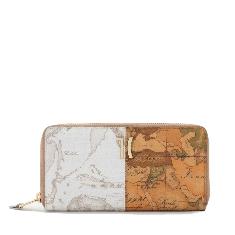 Portafoglio Donna Zip Around 1A Classe Alviero Martini linea Geo Mix PO61