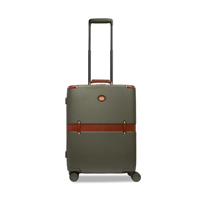 Trolley Cabina 4 Ruote THE BRIDGE linea Story Viaggio Trunks in Policarbonato Verde