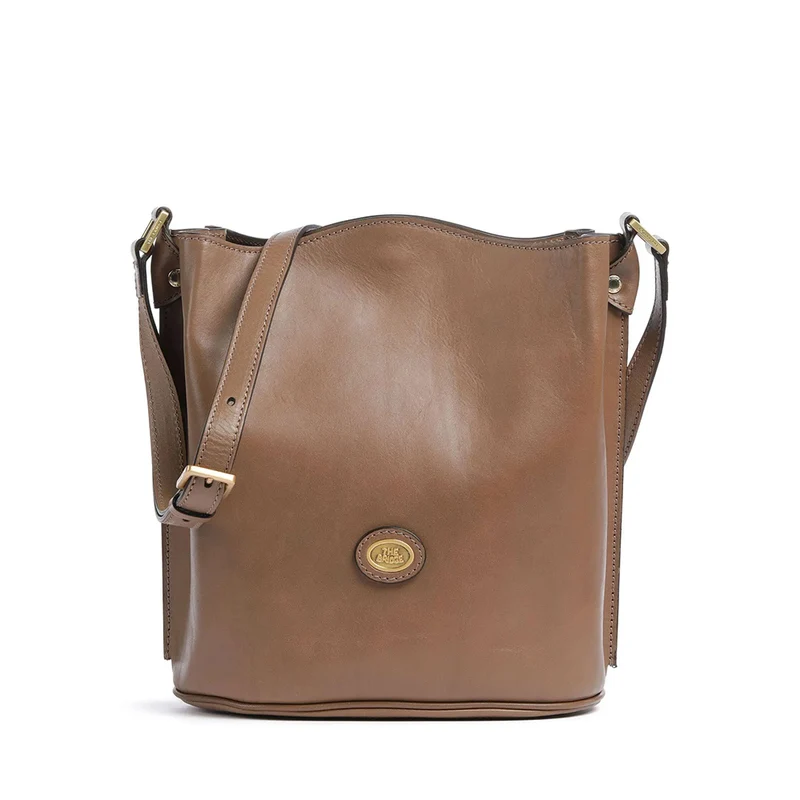 Borsa Donna Secchiello a Tracolla THE BRIDGE linea Story in Pelle Beige