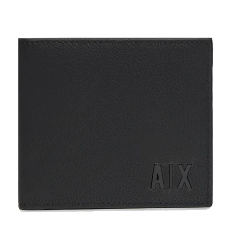 Portafoglio con Portamonete ARMANI EXCHANGE in Pelle Nera