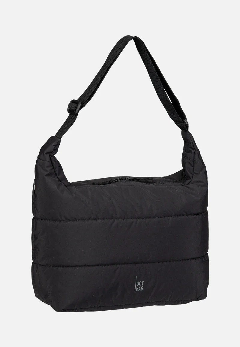 Puffer Square Bag Large Monochrome Black - Hobo Bag