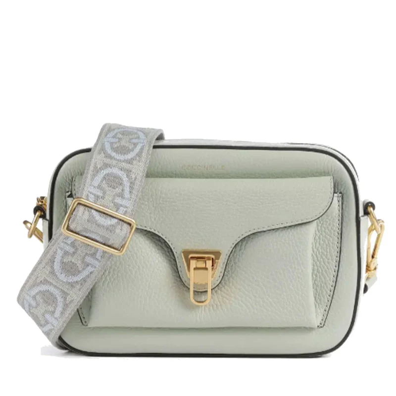 Borsa Donna a Tracolla COCCINELLE in Pelle Colore Celadon Green linea Beat Soft - E1NOF150201