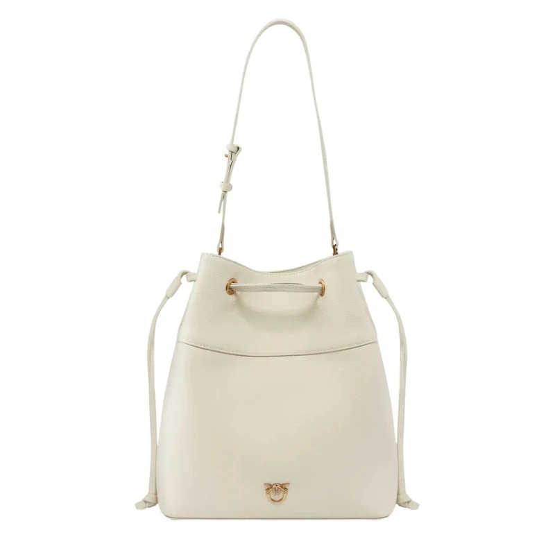 Borsa Secchiello in Pelle con Tracolla
