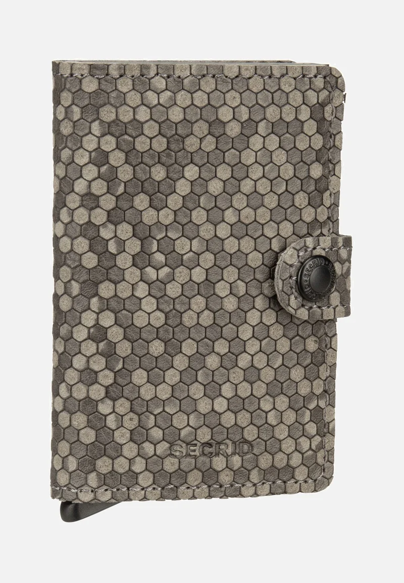 Miniwallet Hexagon Grey - Wallet