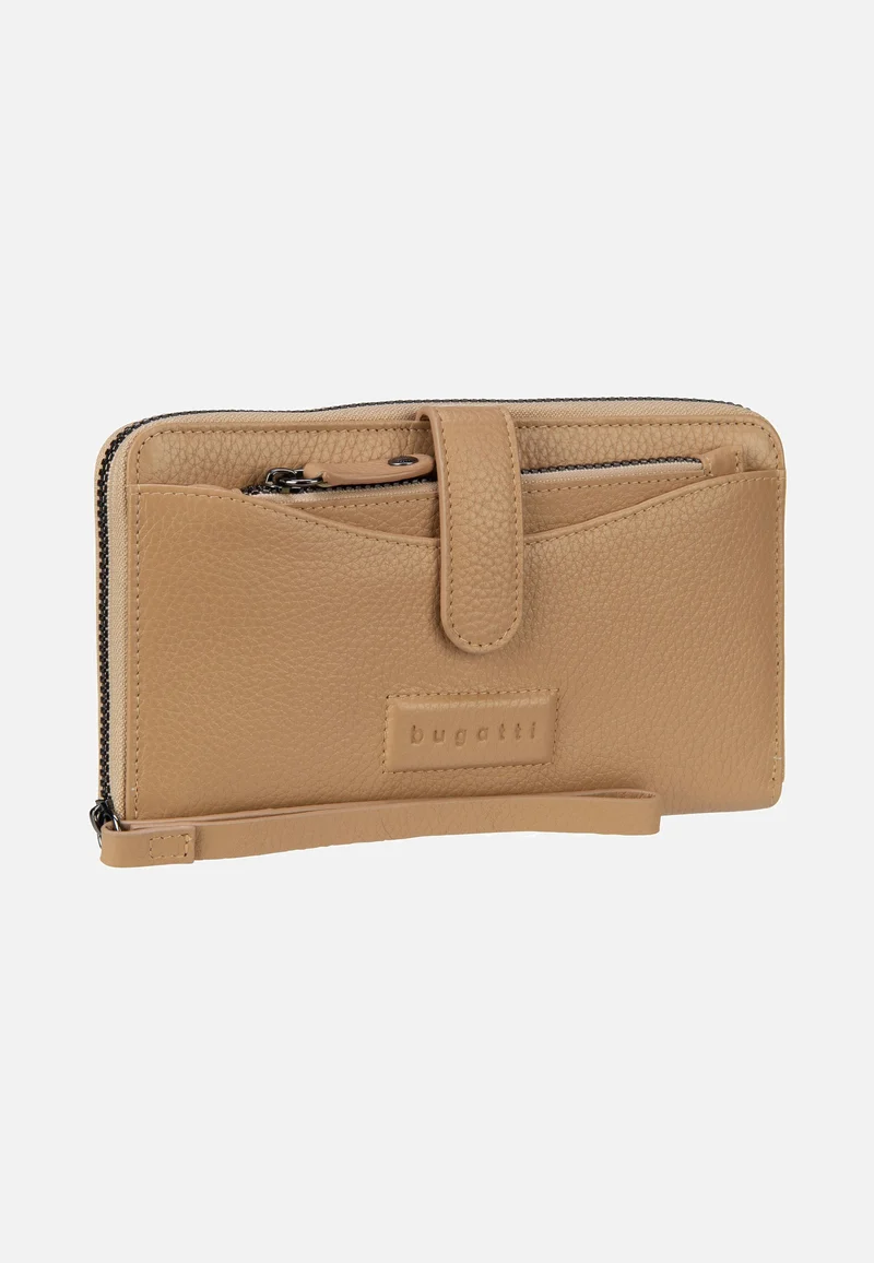 Elsa Long Ladies Zip Key Sand - Wallet