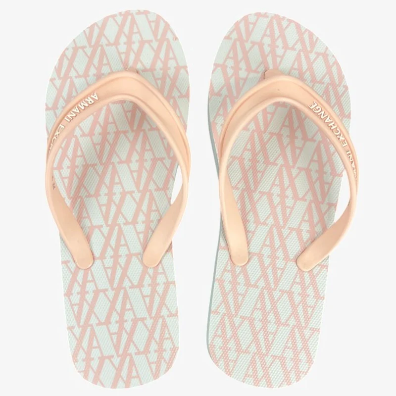 Ciabatte Donna Infradito ARMANI EXCHANGE Colore Off White - Light Rose