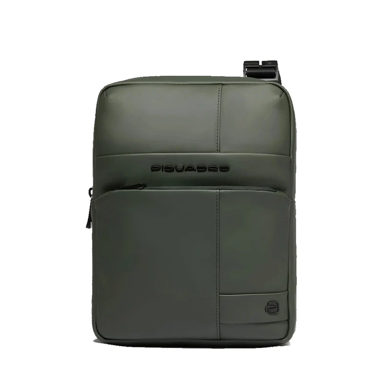 Borsello Uomo PIQUADRO porta iPad in Tessuto Gommato Verde CA1816W129W