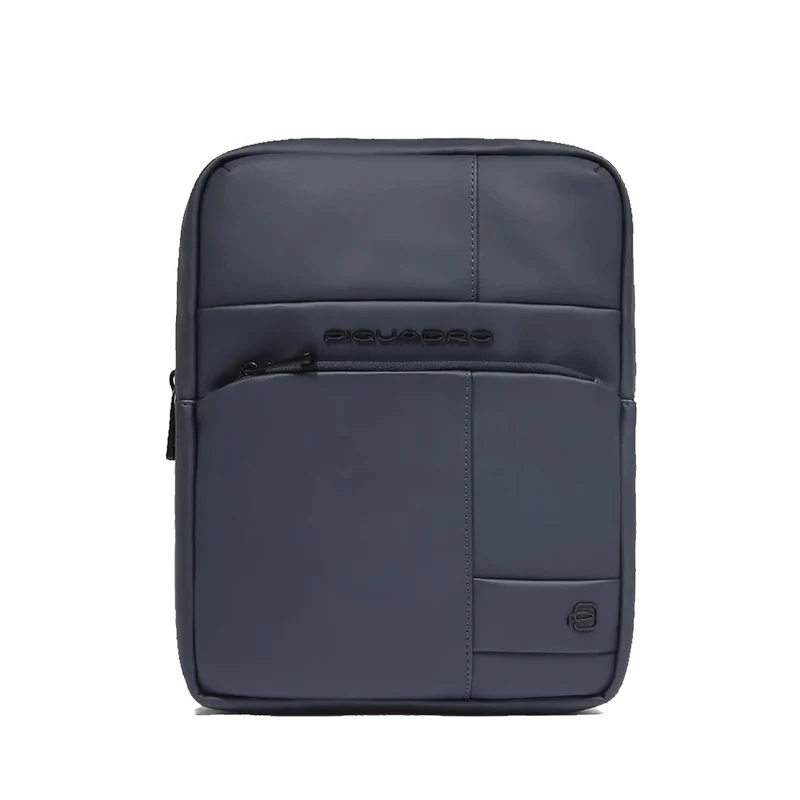 Borsello Uomo PIQUADRO porta iPad in Tessuto e Pelle Blu CA1816W129W