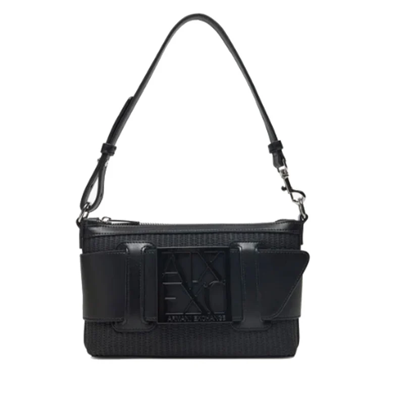 Borsa Donna Hobo a Spalla ARMANI EXCHANGE Colore Nero