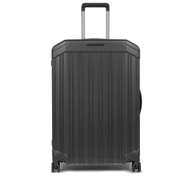Trolley Medio PIQUADRO Rigido 4 Ruote Nero Opaco - BV4427PQL
