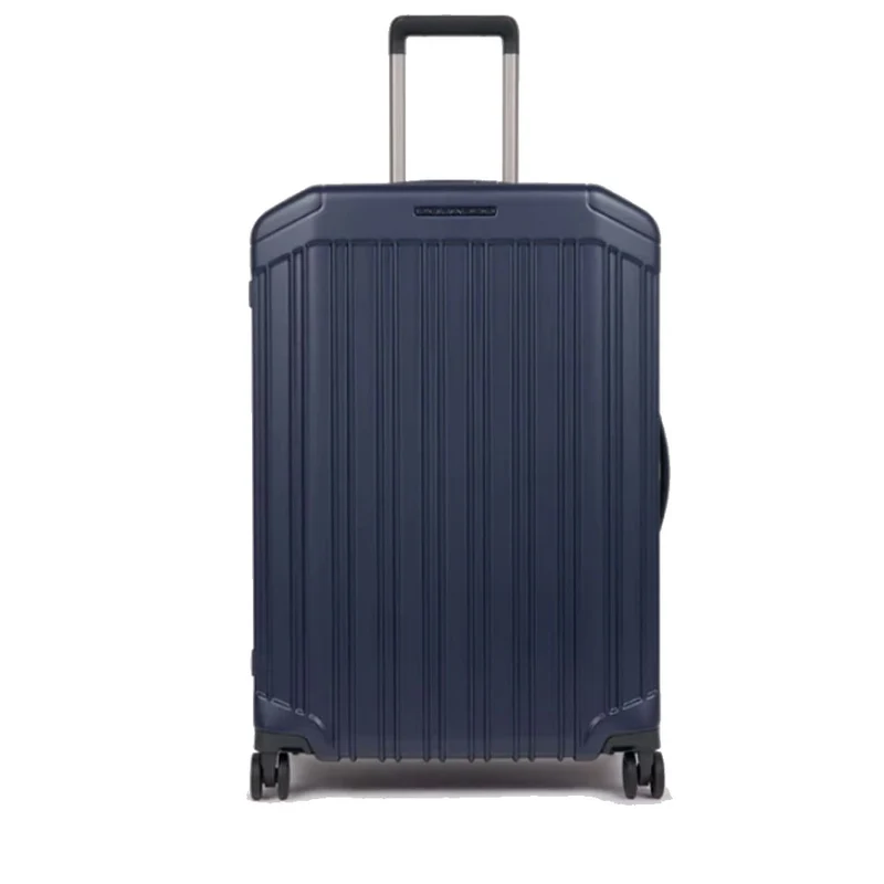 Trolley Medio PIQUADRO Rigido 4 Ruote Blu Opaco - BV4427PQL