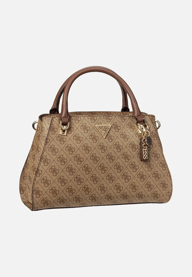 Noelle II Luxury SAT 72070 Logo Latte/Brown - Handle Bag