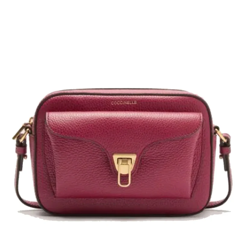 Borsa Donna a Tracolla COCCINELLE in Pelle Sangria linea Beat Soft Misura Small