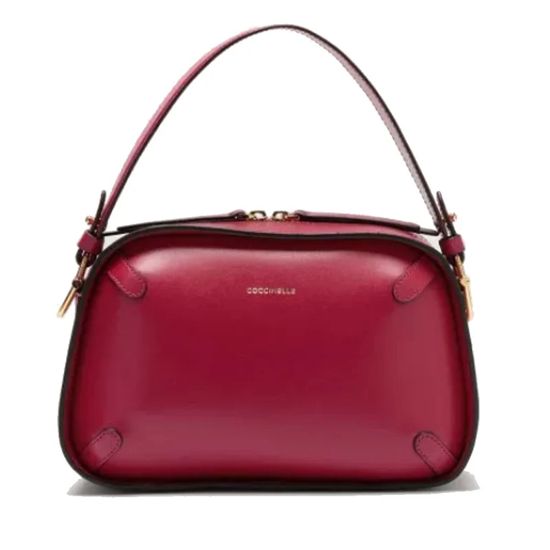 Borsa Donna a Mano COCCINELLE in Pelle linea Maleta Calf Cocker Small Colore Sangria