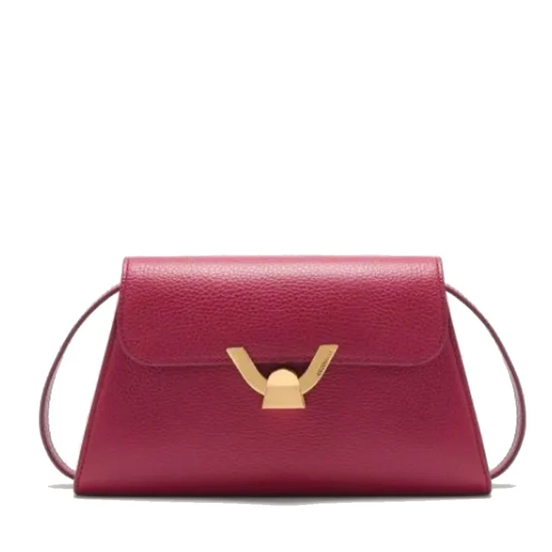 Borsa Donna a Spalla COCCINELLE in Pelle Sangria linea Dew Small