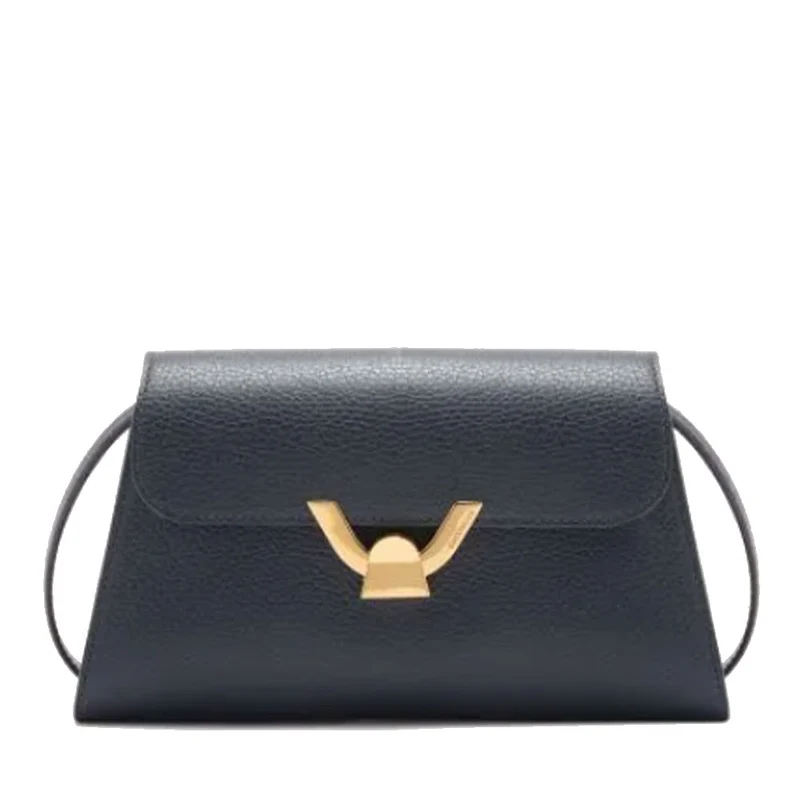 Borsa Donna a Spalla COCCINELLE in Pelle Midnight Blue linea Dew Small