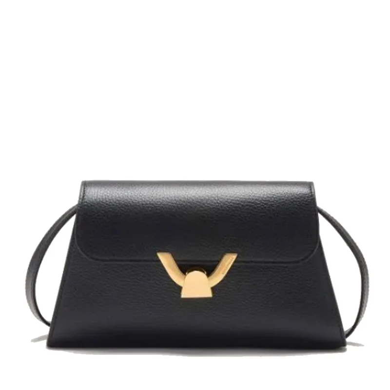 Borsa Donna a Spalla COCCINELLE in Pelle Nera linea Dew Small