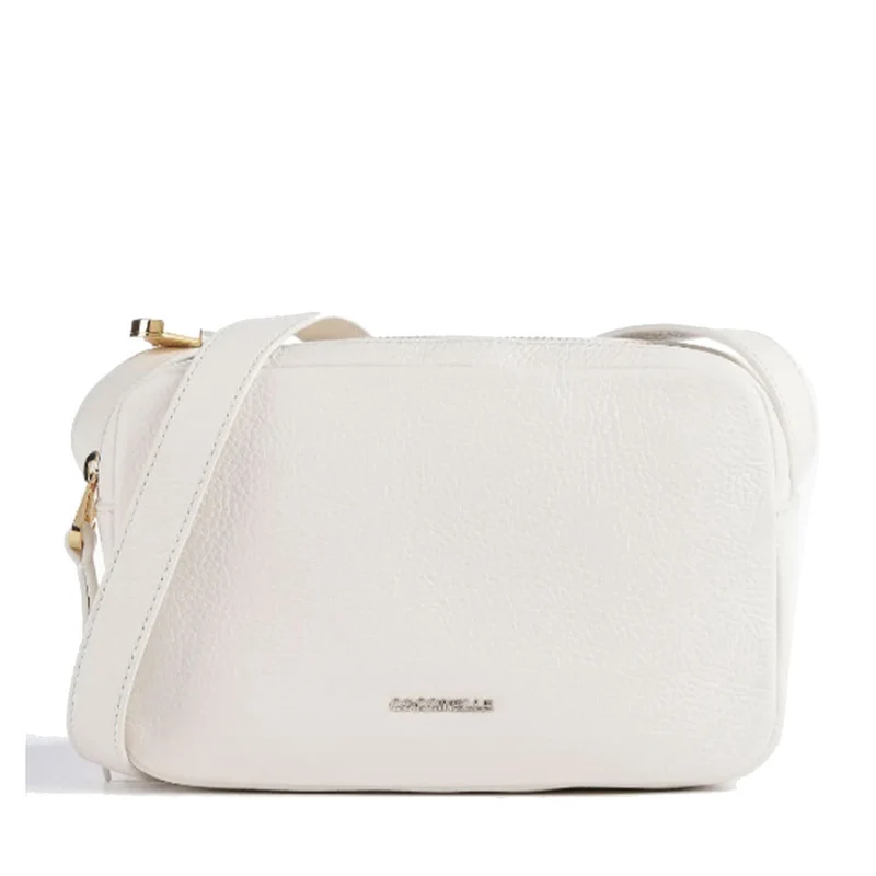 Borsa Donna a Tracolla COCCINELLE in Pelle linea Gleen colore Coconut Milk