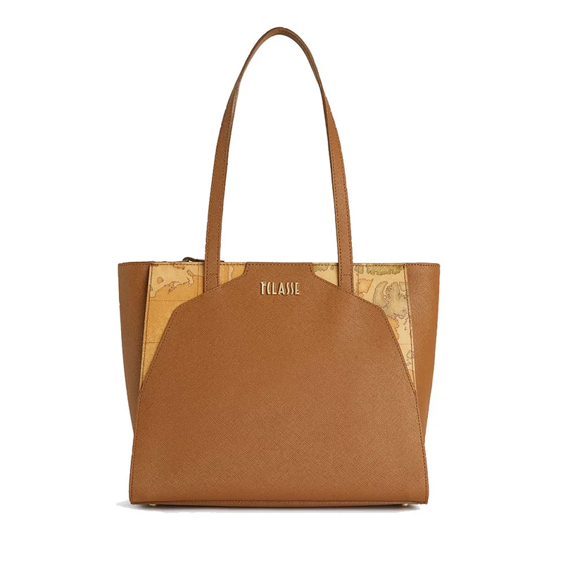 Shopping Bag Media 1A Classe Alviero Martini linea Java City color Cuoio LB91