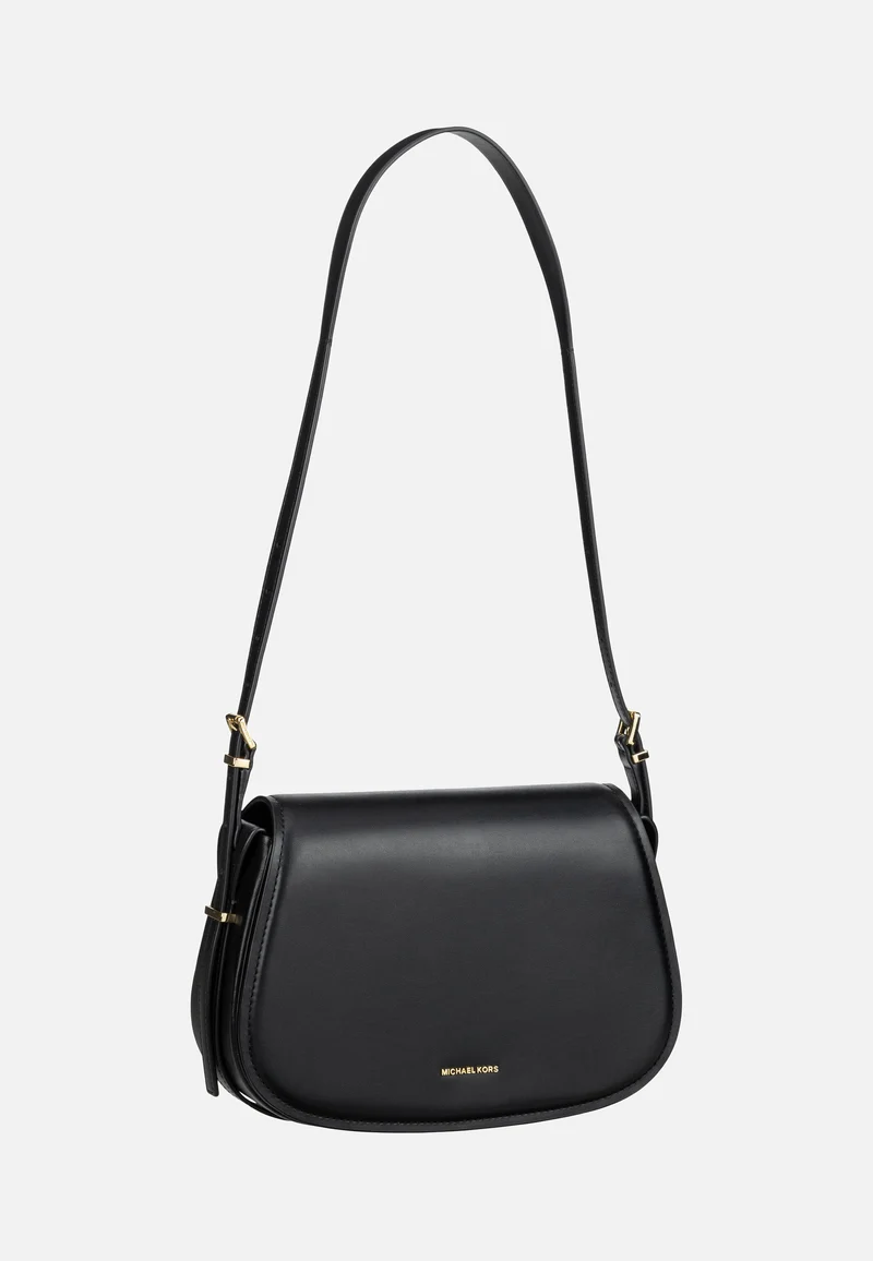 Lydia MD Flap Black - Saddle Bag