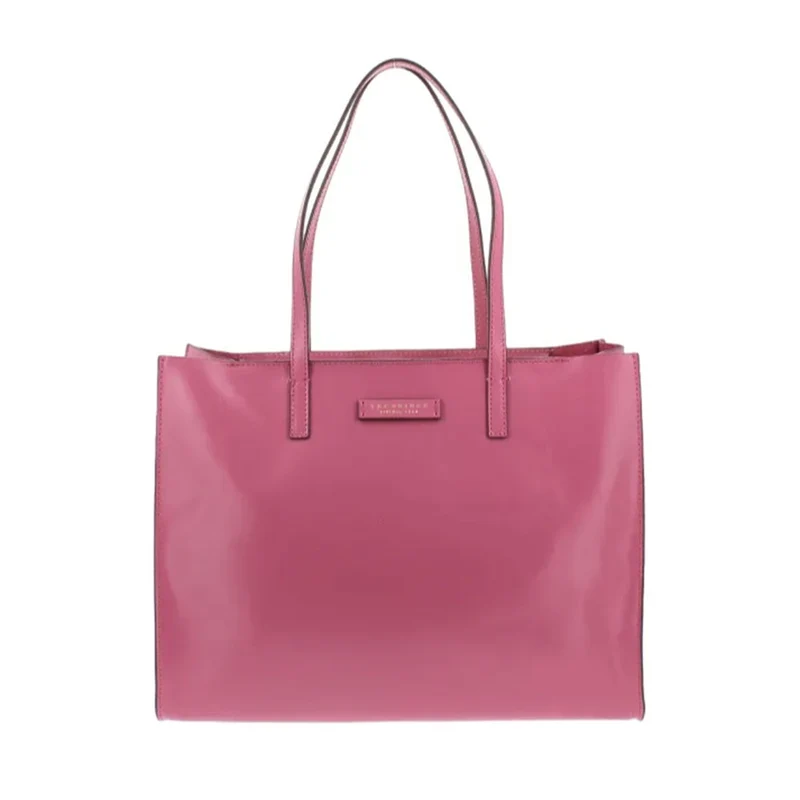 Borsa Donna Shopper THE BRIDGE Linea Mirra in Pelle Rosa Lipstick