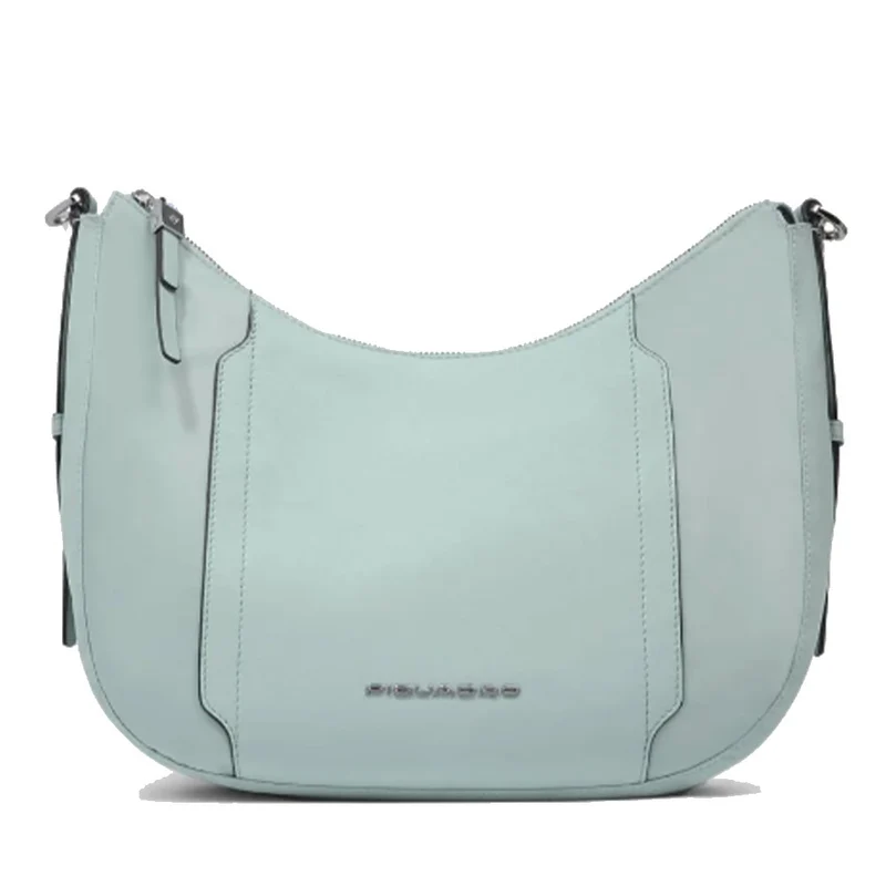 Borsa Donna PIQUADRO linea Circle in Tessuto Riciclato e Pelle Verde - BD6657W92T