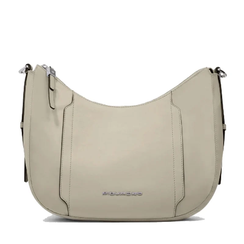 Borsa Donna PIQUADRO linea Circle in Tessuto Riciclato e Pelle Beige - BD6657W92T