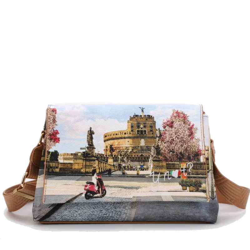 Borsa Donna a Tracolla con Pattina Y NOT YES-621 Roman Holidays