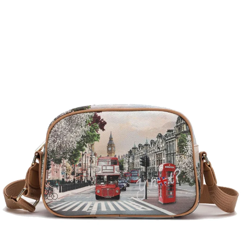 Borsa Donna a Tracolla Y NOT YES-620 London Rainbow