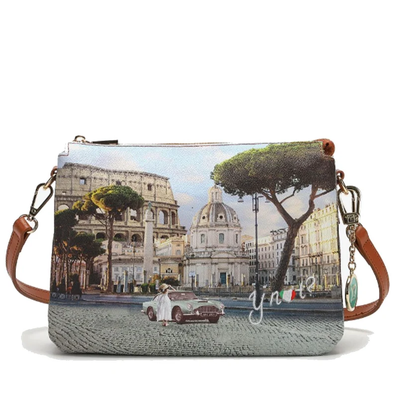 Borsa Donna Y NOT a Tracolla Tre Scomparti YES-399 Imperial