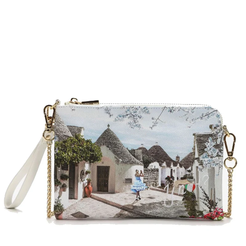 Borsa Donna Y NOT Pochette con Tracolla YES-384 Alice in Trulli