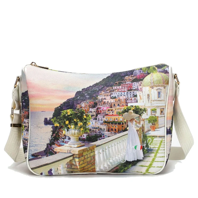 Borsa Donna Y NOT a Tracolla Regolabile linea YES-370 Romantic Coast