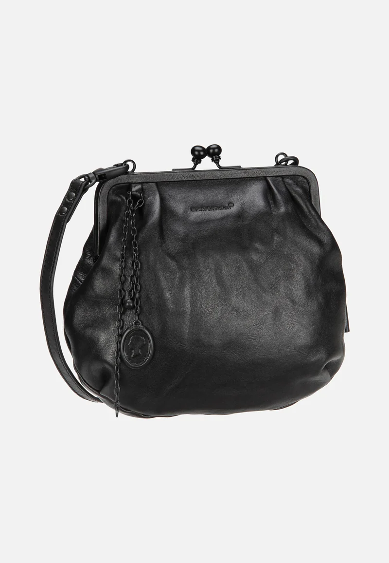 Mrs. Fortune Cookie Black Smoke - Pouch Bag