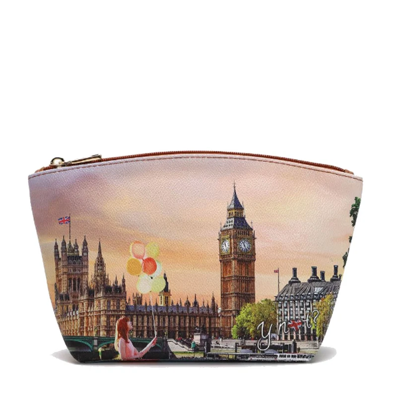 Beauty Case Medio Y NOT YES-309 Yellow Flowers