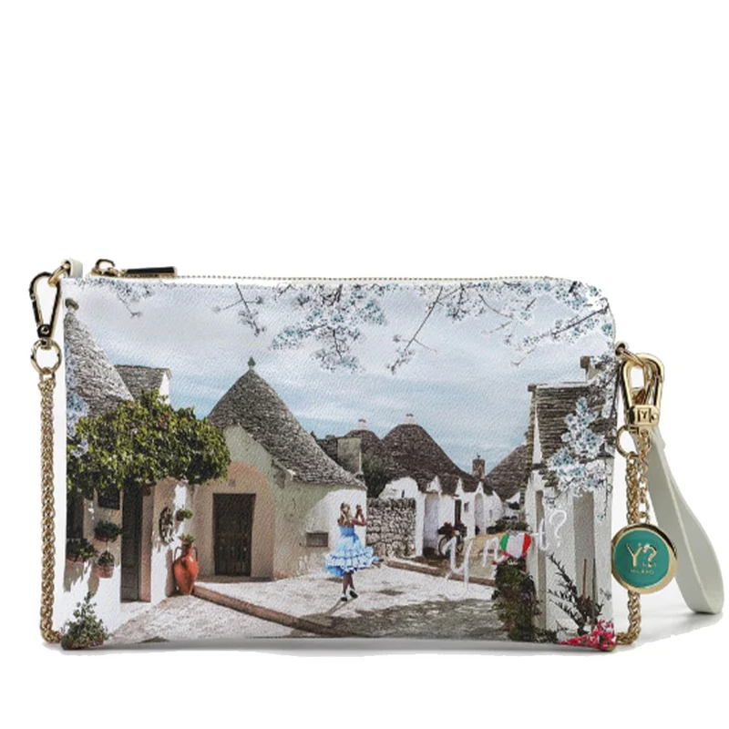 Borsa Donna Y NOT Pochette con Tracolla YES-303 Alice in Trulli
